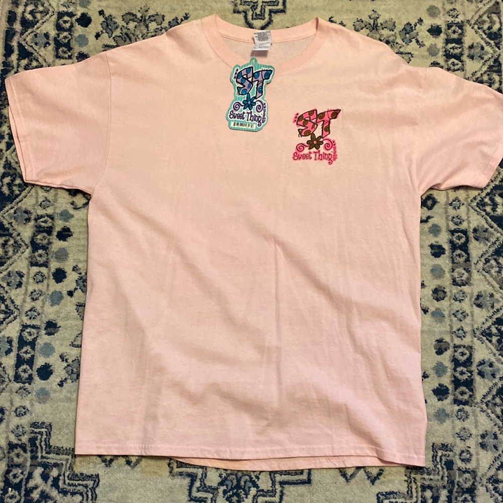 SWEET THING APPAREL T -SHIRT, DANGEROUS IN PINK DEADLY IN CAMO